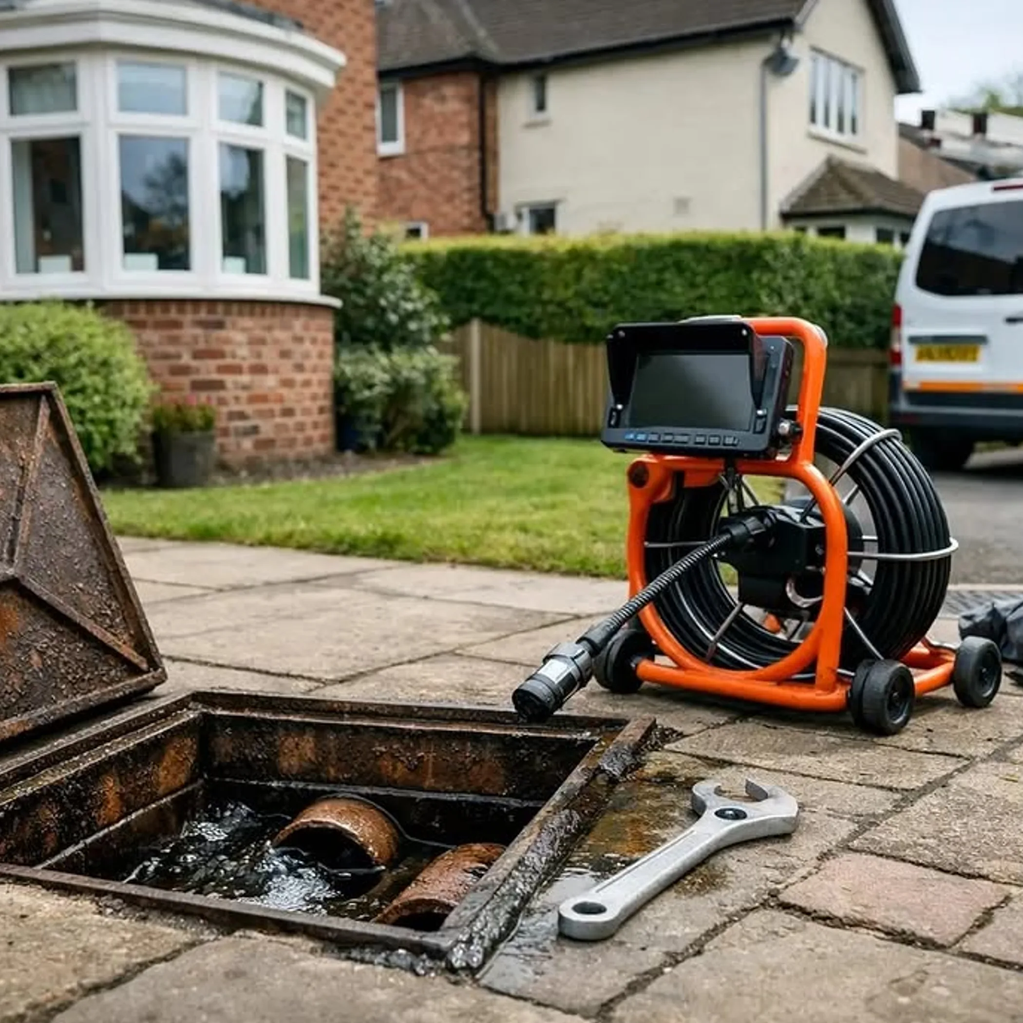 drain maintenance tools and open drain